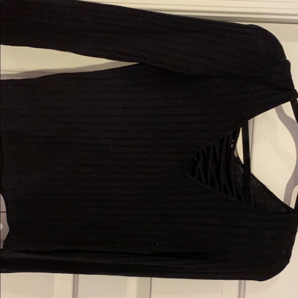 Black tight top